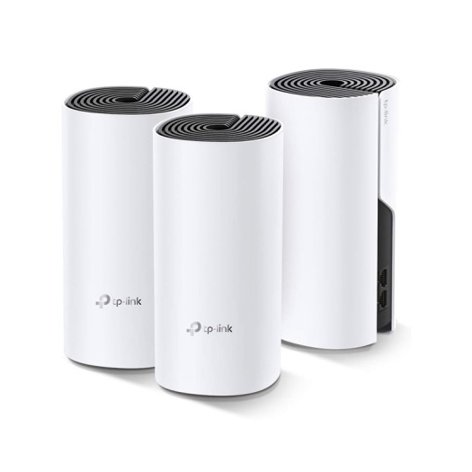 TP-Link Deco Whole Home Mesh WiFi System – Up to 5,500 Sq.ft. Coverage, WiFi Router/Extender Replacement, Gigabit Ports, Seamless Roaming, Parental Controls, Works with Alexa(Deco M4 3-Pack)